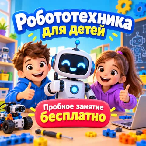 Пример баннера в стиле «Весело и по-детски»